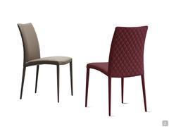 Modern living-room upholstered Europa chairs with quilted back