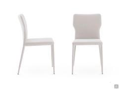 Side and front view of Denali chair without armrests