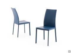 Chairs Keilir fully upholstered in col. 203 leather.