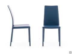 Side and front view of the Keilir high-back chair