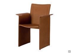 Katla leather chair for waiting rooms