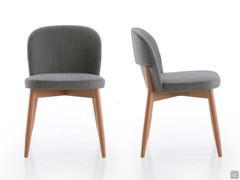 Modern chair upholstered in Sophos fabric ideal to match the armchair and stool from the same collection