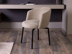 Chair Leslie upholstered in Ambassador, alcantara-effect microfiber