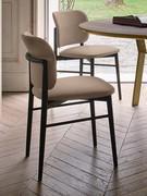 Upholstered living room chair made of wood Janine, available in numerous finishes for total color customization