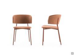 Front and side view of Darcey armchair