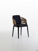 Velis in the lounge armchair version with rope backrest