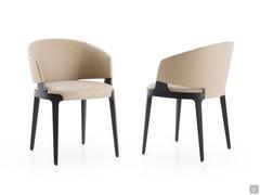 ¾ front and rear view of Velis lounge chair