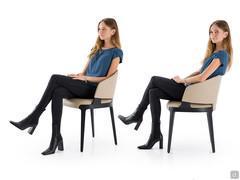 Proportions and seating ergonomics of the Velis lounge chair