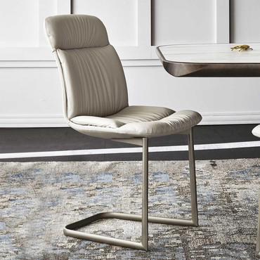 Kelly Cantilever upholstered cantilever chair by Cattelan