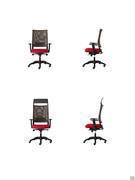 Office chair in operative and executive version Expo Light with synchronised self-weighting mechanism