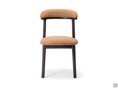 Front view of the Lisa chair highlighting its harmonious and elegant proportions