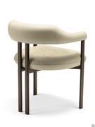 Modern armchair with upholstered armrests Greta by Cattelan available in fabric, imitation leather or leather