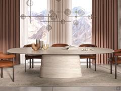 Greta armchair set combined with Napoleon table by Cattelan