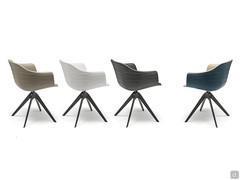 Indy bucket chair by Cattelan with metal central support