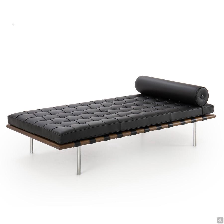 Chaise longue Day Bed inspired by the design of Mies Van Der Rohe