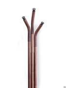 Solid wood wall coat rack Pocky with 3 hooks