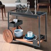 Brandy Italian serving trolley by Cattelan