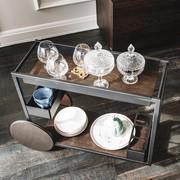 Cattelan Brandy serving trolley - upper top detail