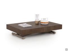 Lucas coffee table with taupe painted metal