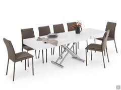 Lucas coffee table is turned into a 10-seater dining table