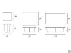 Coffee table Grant - models and sizes