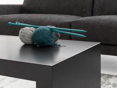 Detail of the coffee table in its lacquered version