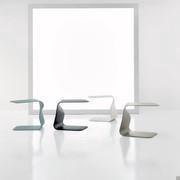 Duffy coffee table with a sinuous shape - available colours