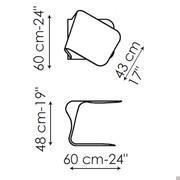 Duffy coffee table - measurements