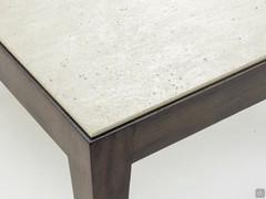 Detail of square resin cement top (structure finish not available)