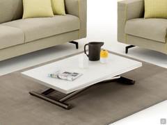 Bento white glass convertible coffee table (frosted glass no longer available)