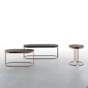 Cora also available in the coffee table version, to be set in front of a cozy sofa