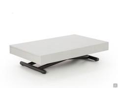 Alexander convertible coffee table with eco-mortar resin top E09 Light Grey Beton