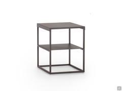 Coby metal end table h.50 cm, square top