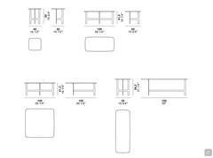 Scheme Measurements - Jarno modern round coffee table