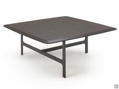 Jarno squared coffee table 100x100 cm with Oak Earth finish