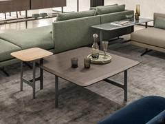 Modern Scandinavian style coffee table Jarno in square and rectangular models 100 cm wide