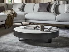 Low, round coffee table Jazz by Bonaldo