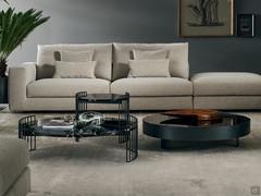 Coffee table Jazz paired with other Harpe side tables by Bonaldo