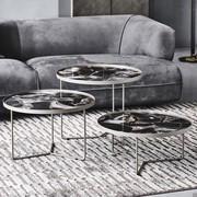 Trio of round Billy tables by Cattelan