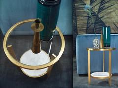 Vincent round end table with a diameter of 39 cm