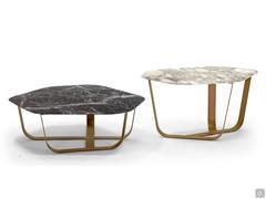 A pair of Gravel coffee tables in the two different sizes available, with heights of 30 and 45 cm. 