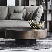 Arena by Cattelan round steel coffee table for the living room