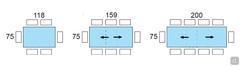 Cris Table - Table Seats Scheme