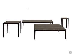 Fidelio coffee table models in square and rectangular top 