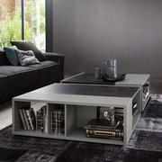 Copenaghen coffee table with an open compartments 