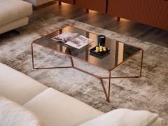 Proust rectangular coffee table in the format 100 x 60 h.34 cm