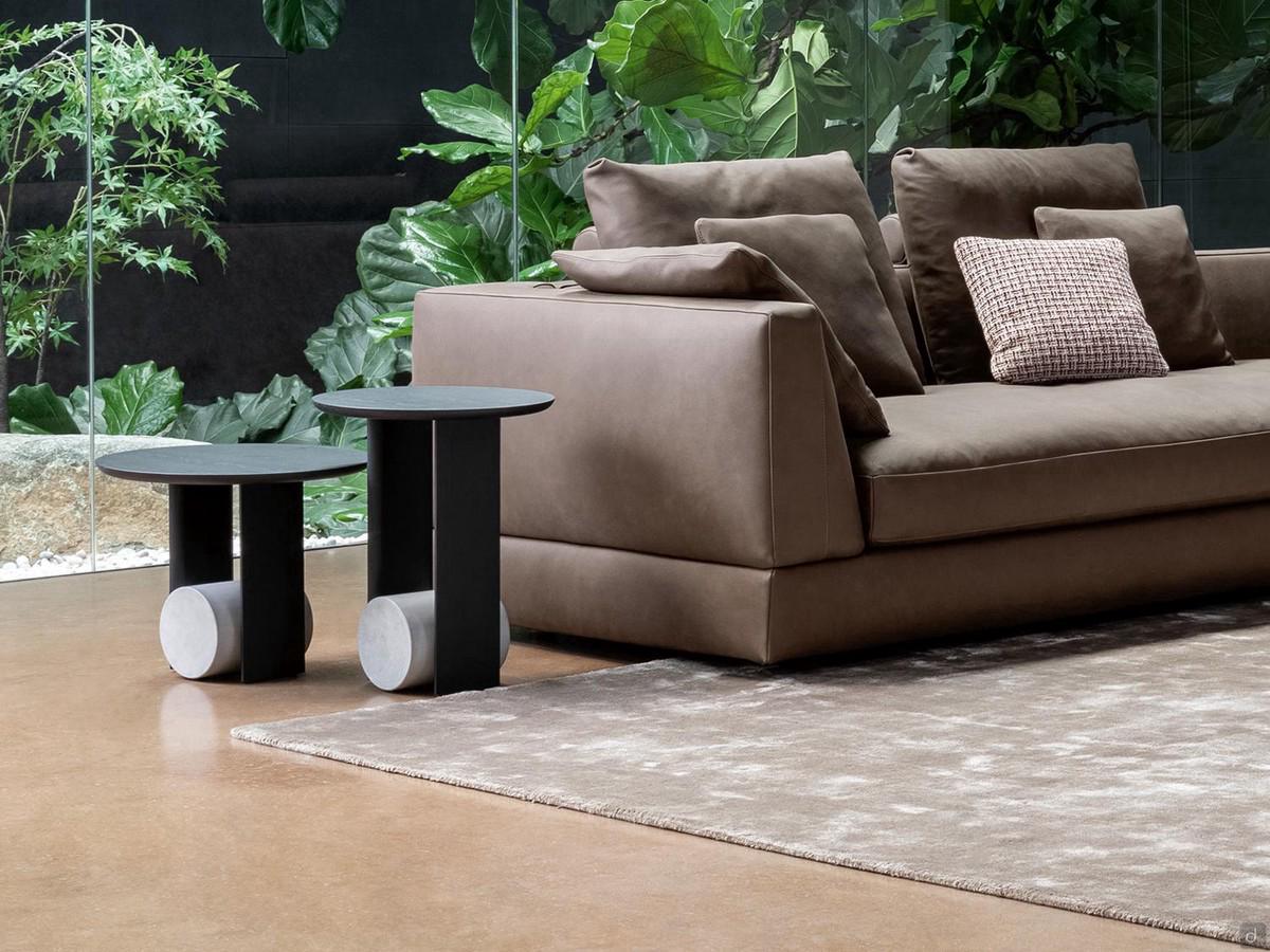 Pair of Element coffee tables by Bonalo in heights 37 and 49 cm