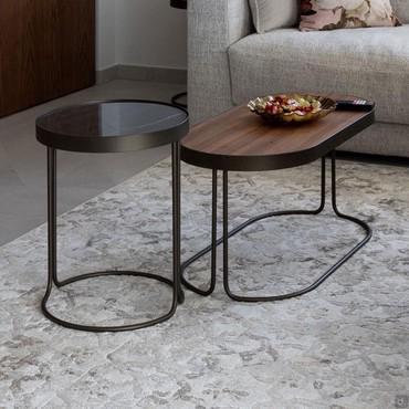 Cora bronze lacquered coffee table