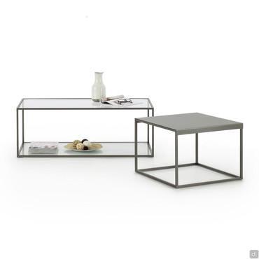 Coby thin metal coffee table