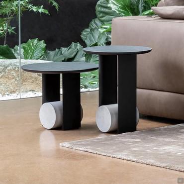 Element small round coffee table by Bonaldo